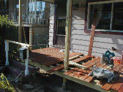 Deck Takes Shape